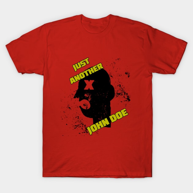 "Just Another John Doe" Yellow Variant T-Shirt by FlippyFloppy